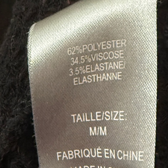 Suzy Shier Black Cowl Neck Sweater - Picture 3 of 4